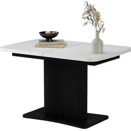 Vicco Fenaro 120 x 77,4 x 80 cm ausziehbar Weiß/Schwarz