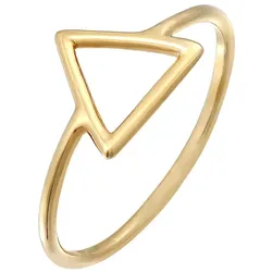 Elli Trend Dreieck Statement 925 Silber Ringe   Damen 