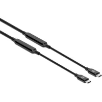 Manhattan USB 3.2 Gen 2 Aktives Typ-C Kabel 3 m - Schwarz