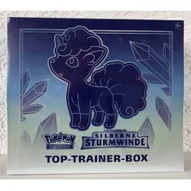 Pokémon Top Trainer Box Schwert & Schild Silberne Sturmwinde