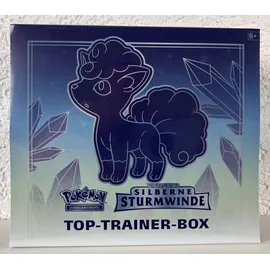 Pokémon Top Trainer Box Schwert & Schild Silberne Sturmwinde