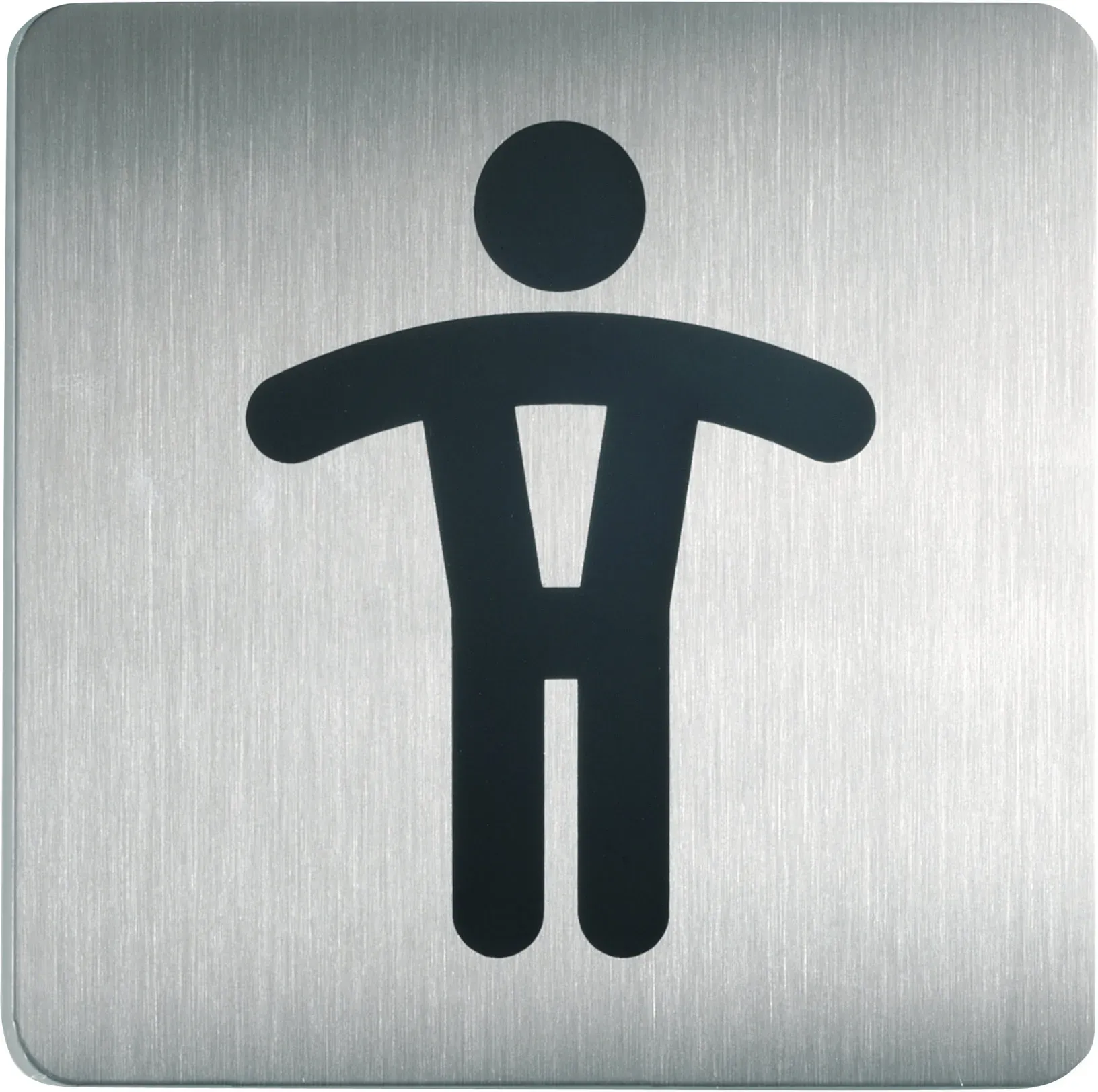 Preisvergleich Produktbild Durable PICTO - Schild - Herrentoilette - quadratisch