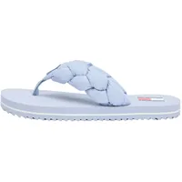 Tommy Jeans Damen Flip Flops Braided Beach Sandal mit Flecht-Detail, Blau (Soaring Skies), 36