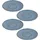 LEONARDO Espressountertasse 0,09 l Blau 4 St.