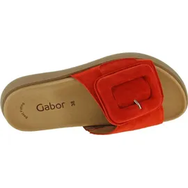 Gabor Pantolette rot 41