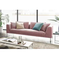 KAWOLA Sofa ARIAN Cord rosa