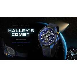 Vostok Europe Halley's Comet Limited Edition 320E694 Leder 47 mm 6S10-320E694
