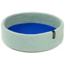myfelt - Fine Hundekorb Ø 40 cm, Inlay royalblau