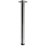 Hettich Teleskop-Möbelfuß  (Durchmesser: 6 cm, Höhenverstellung: 70 cm - 73 cm, Traglast: 100 kg, Stahl, Silber, Pulverbeschichtet)