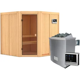 Karibu Kotka inkl. 9 kW Ofen + ext. Steuerung