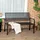 Outsunny 127 x 63 x 83 cm Schwarz