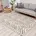 Teppich Hochflor Wohnzimmer Ethno Chevron Design 100x300 Creme Teppiche