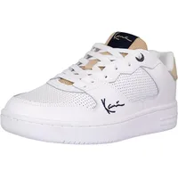 Karl Kani 89 PRM Sneaker Trainer Schuhe (White/Sand/Eclipse, EU Schuhgrößensystem, Erwachsene, Numerisch, M, 44) - 44 EU