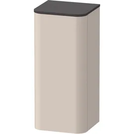 Duravit Happy D.2 Plus Halbhochschrank 40 x 88 x 36 cm Taupe Supermatt