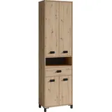 byLIVING Wellness Hochschrank 54 x 193 cm Braun Holz