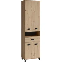 byLIVING Wellness Hochschrank 54 x 193 cm Braun Holz