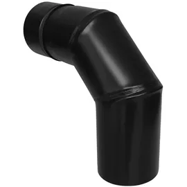 FireFix Pelletofenrohrbogen Metall Ø 80 mm 90° Schwarz