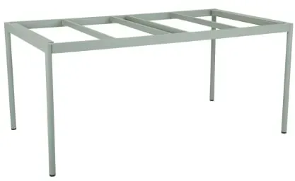 Brafab Nox Tischgestell 158x90cm, Aluminium Dusty green