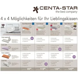 Centa-Star Nackenstützkissen Core Supersoft 32 x 65 cm Weiß