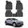 Omac Gummimatten Fußmatten kompatibel mit Audi Q4 e-tron 2021-2026 TPE Matten Schwarz 4X