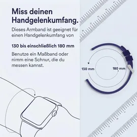 Apple Watch Ultra Trail Loop 49 mm Grün/Grau Titan Natur S/M