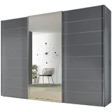 STAUD Schwebetürenschrank Sonate Como mit Spiegel 298 x 222 x 68 cm Grau