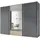 STAUD Schwebetürenschrank Sonate Como mit Spiegel 298 x 222 x 68 cm Grau