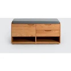 Garderobenbank Primera Holz Grau
