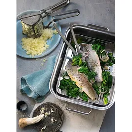 WMF Vitalis Compact Dampfgarer 41 x 27 cm mit Spargelzange