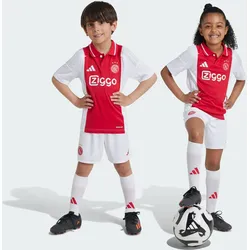 Ajax 24/25 Kids Mini-Heimausrüstung WEISS 80-86cm 18M-2J