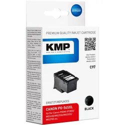 KMP C97 - 15 ml - Hohe Ergiebigkeit - Schwarz - kompatibel - Tintenpatrone (Alte