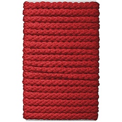 buttinette Kordel für Bekleidung, rot, 8 mm Ø, Länge: 5 m