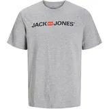 JACK & JONES JJECORP OLD LOGO TEE grau XXL
