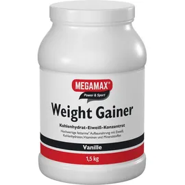 MEGAMAX Weight Gainer Vanille Pulver 1500 g