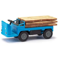 E-Karre Balkancar mit Ladung blau Modell von Mehlhose 1:87