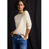 STREET ONE STREET ONE, Kuscheliger Strukturpullover soft beige 38, - 38