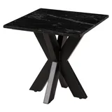 MASSIVMOEBEL24.DE Barcelona Schwarz Marmor 55 x 55 x 55 cm