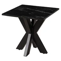 MASSIVMOEBEL24.DE Barcelona Schwarz Marmor 55 x 55 x 55 cm