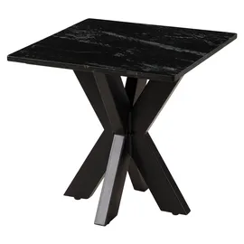 MASSIVMOEBEL24.DE Barcelona Schwarz Marmor 55 x 55 x 55 cm