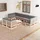 vidaXL Garten-Lounge-Set 10-tlg. natur/grau 3077259
