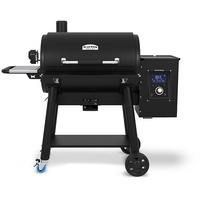 Broil King REGAL Pellet Smoker 500 PRO inkl. Drehspieß, Pellet Rollen Set, klappbarer Frontablage und Pelletsensor