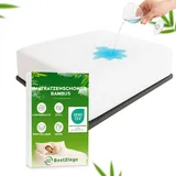 BestZings Matratzenschoner 160x200 Bambus- wasserdichte Matratzenauflage - Matratzenschoner wasserdicht - Matratzenbezug - Matratzenschutz wasserdicht - Wasserdichtes spannbettlaken - Mattress Cover
