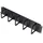 Roline 19-Zoll Rangierpanel 2 HE, 85x60mm schwarz