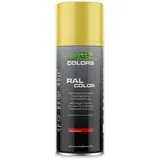 COLORS Sprühfarbe 400ml Spraydose, Sprühlack für alle Oberflächen, Innen & Aussenbereich gelb