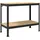 vidaXL Werkbank Schwarz 115 x 55 x 91 cm Sperrholz und Metall