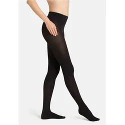2er Pack camano Comfort Soft Baumwolle Strumpfhosen Damen 9999 - black S/M
