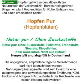 Vitalleben HOPFEN Hopfenblüten Kapseln 180 St.