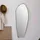 Wohnling Wandspiegel Asymmetrisch 33 x 90 cm Gold