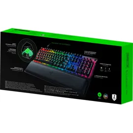 Razer BlackWidow V3 Pro (Green Switch) - Kabellose Mechanische Gaming Tastatur (Klickende Mechanische Switches, RGB Chroma, Handballenauflage, Bluetooth, QWERTZ DE-Layout | Schwarz