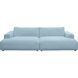 Musterring GALLERY M branded by Musterring Loungesofa »Lucia«, Cord-Bezug, Breite 292 cm blau